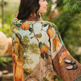 Secret Garden Pixie Duster Cropped Kimono w/ Swan