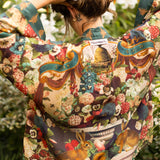 Stay Gold Pixie Duster Cropped Kimono w/ Rabbit, Bees