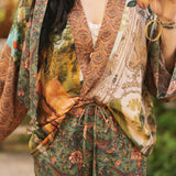 Secret Garden Pixie Duster Cropped Kimono w/ Swan