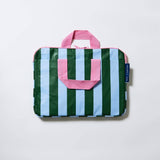 Laptop Case – Green Blue Stripe