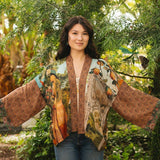 Secret Garden Pixie Duster Cropped Kimono w/ Swan