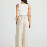 Lana Linen Pant - Natural