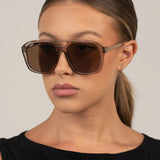 Reina - Transparent Olive Otra Eyewear