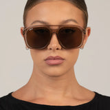 Reina - Transparent Olive Otra Eyewear