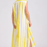 The Sabine Dress - Sunrise Retro Stripe