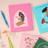 Wellness Journal - Embroidered Woman